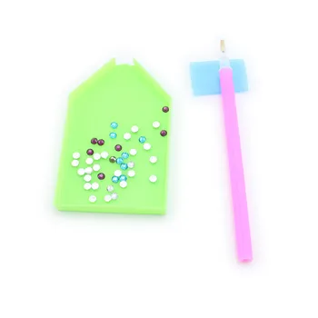 

Embroidery Diamond Painting Tools DIY Manual Point Drill Pen Multifunctional Point Drill Rhinestone Diamond Applicator Set Gift