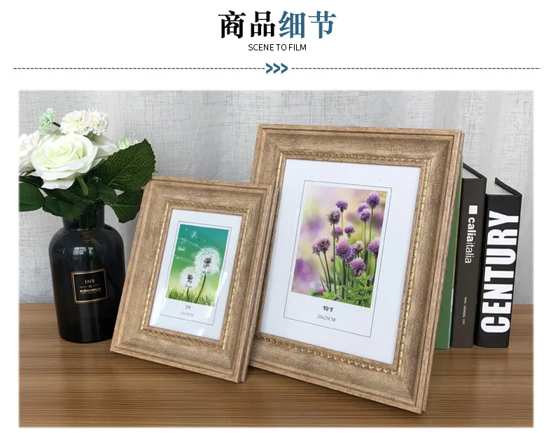 New Style Retro Tabletop Frame Creative Dandelion Home Decoration Painting Frame 7-Inch 10-Inch Studio Photo Frame