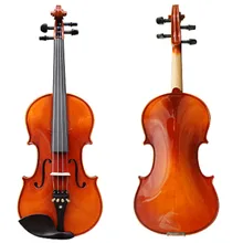 Высококачественная скрипка ручной работы из цельного дерева для детей и взрослых начинающих/продвинутых/смотровых концертов Скрипка