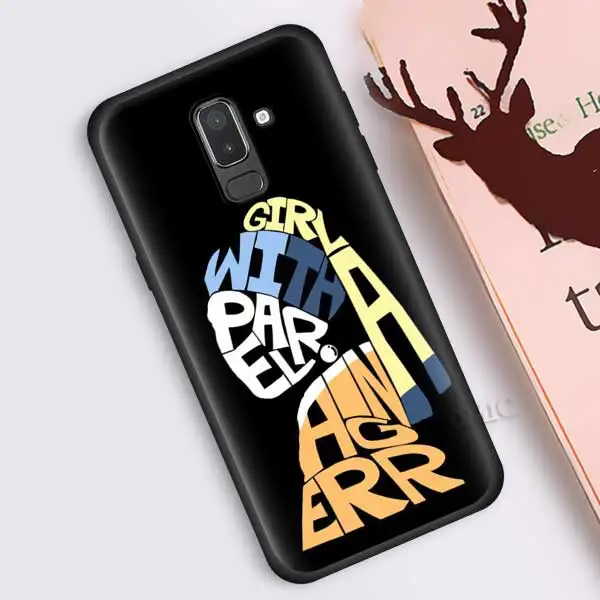 Чехол для samsung Galaxy J8 J6 J4 A6 A7 A8 A9 Plus M10 M20 M30 S M40 силиконовый черный - Цвет: B03