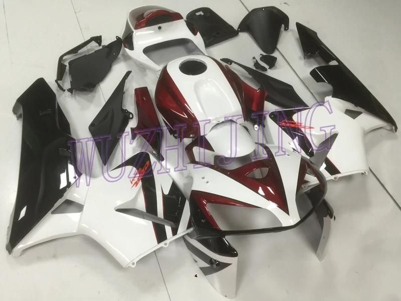Мотоцикл обтекатель CBR600 RR 06 Наборы для тела CBR 600RR 2006 БЕЛЫЙ красные, черные комплекты обтекателей, CBR 600RR 2005-2006