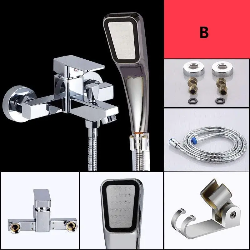 Regadera Electric Salle Bain Torneira Banheiro Lavabo Ducha Colonne De Doccia Eletrico Chuveiro Douche Душевая система для ванной комнаты