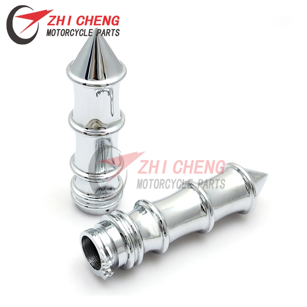 Chrome " 25 мм ручка мотоцикла Бар Ручные ручки для Harley XL 883 1200 48 Dyna король дорог V-rod Softail Steed VLX Magna Shadow Suzuki - Цвет: Chrome
