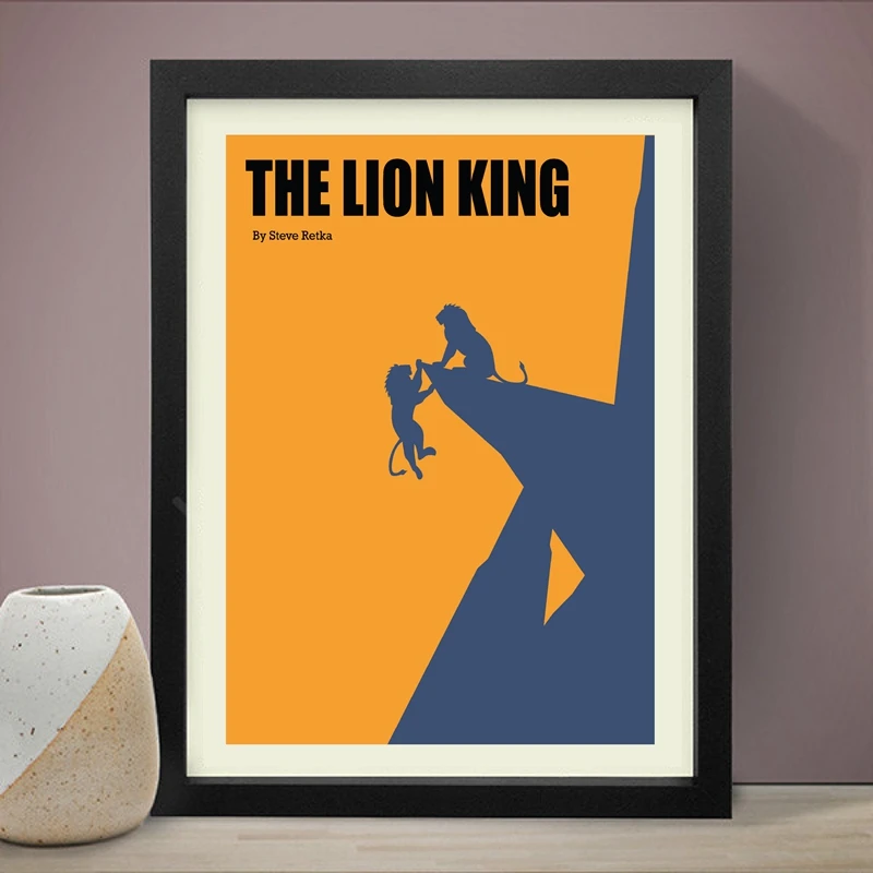 Classic-Minimalist-Movie-Poster-Canvas-Art-Prints-The-Lobster-and-Big-Fish-Film-Canvas-Painting-Wall