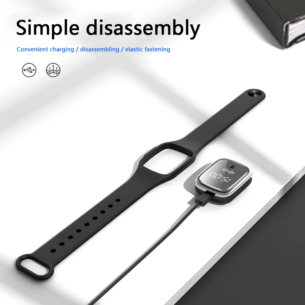 Ultrasonic Natural Mosquito Repellent Bracelet Kids Waterproof Pest Insect Bugs Outdoor Ultrasound Anti Mosquito Insect Bracelet