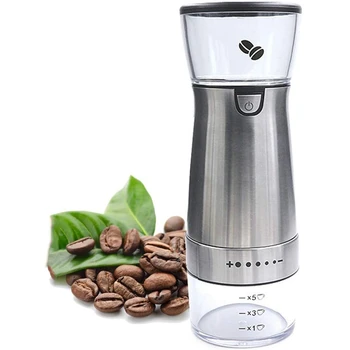 

Electric Coffee Beans Grinding Machine,USB Rechargeable,Handheld Beans Powder Maker,Adjustable Coarseness