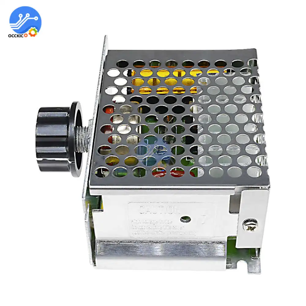 AC 220V 4000W SCR регулятор скорости двигателя напряжения диммер для электрической печи