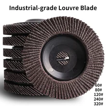 Disques à lamelles de 4 pouces, 100x16mm, pour meuleuse d'angle, polissage du métal, du bois et du plastique, 1 pièce
