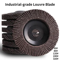 Disques à lamelles de 4 pouces, 100x16mm, pour meuleuse d'angle, polissage du métal, du bois et du plastique, 1 pièce 