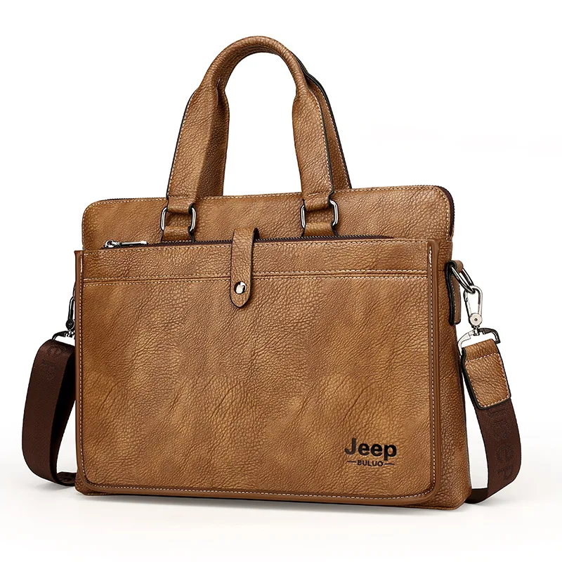 

2019 New Style Men Casual Handbag Occident Fashion Shoulder Large Capacity Computer Bag Men's Bag