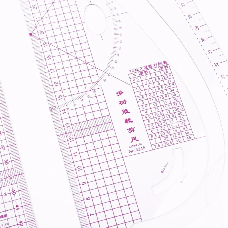 7 шт./компл. линейка по индивидуальному заказу измерительный комплект очистить Швейные чертежная линейка данные критерии крем для рук против Французский набор кривой резки линейка колеса затвора