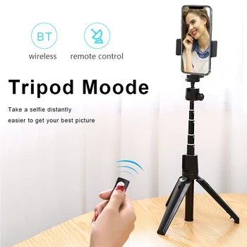 

Portable Phone Tripod for iPhone Xiaomi HUAWEI Gopro Compact Camcorder Lightweight Travel Mobile Phone Holder bluetooth tripods