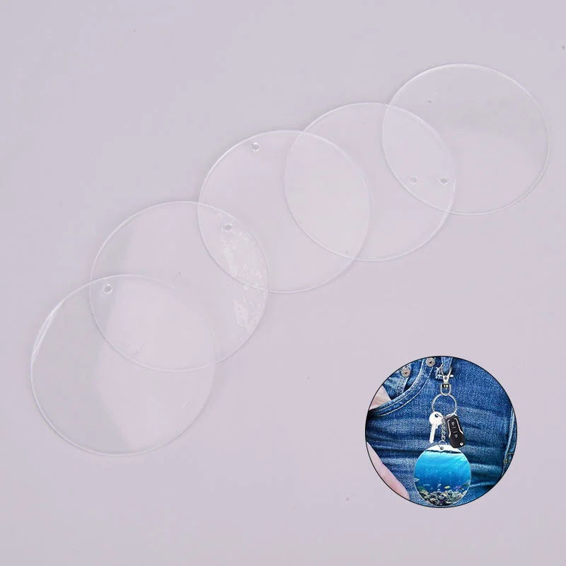 100 7/8 Clear Acrylic Circles, Clear Acrylic Discs, Plexiglass Circles,  Round Blanks, 1/4 Thick Rounds 