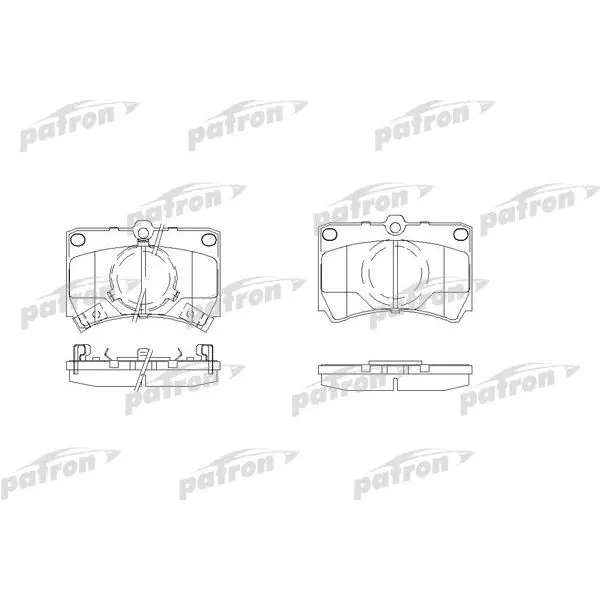 Колодки тормозные дисковые передн MAZDA: 323 II 80-89, 323 II Ha