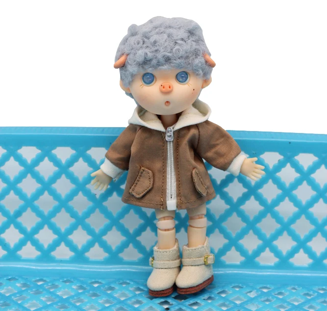 Одежда для ob11, 1/12, BJD, кукла, хлопковая одежда, комбинезоны, BJD, пальто, GSC, круглая голова младшей сестры, Кукольное платье