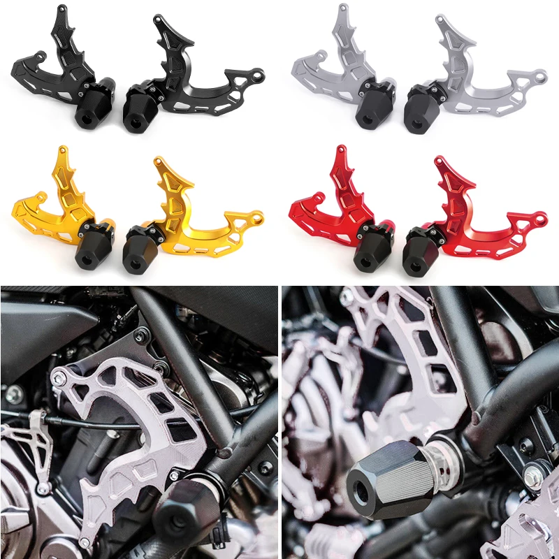 Artudatech для Yamaha FZ-07 fzfz07 MT07 аксессуары рамка Ползунки Краш Pad протектор защита двигателя