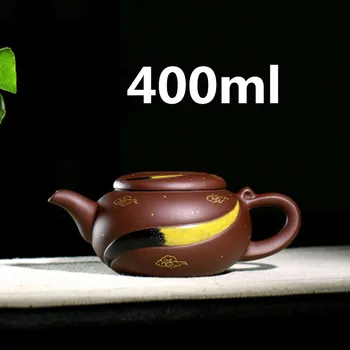 

Tetera Chinese Ceramic Teapot Yixing Zisha Clay Kung Fu Teaset 400ml New Arrived Famous Handmade Pot High Quality With Gift Box