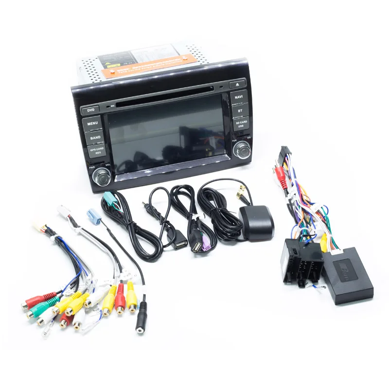 Xonrich 2 Din Auto Radio Android 9 For Fiat/Bravo 2007-2012 Car GPS Stereo Multimedia Player Blueto