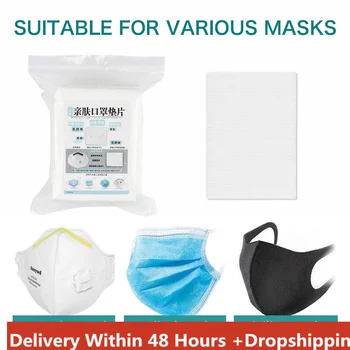 

Mask Gasket Face Mask Filter Activated Carbon Breathing Filters 100PC Face mask filter safe Breathable Protective masks маски