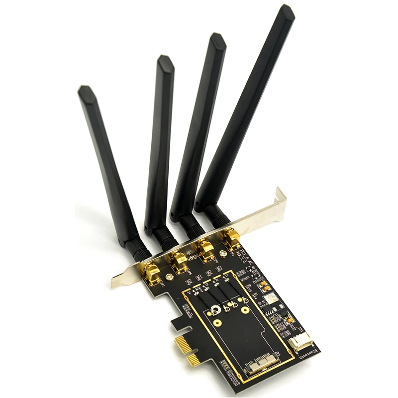 Для Broadcom BCM94331 BCM94360CD BCM943602CDAX BCM943602CS WLAN карты Настольный конвертер PCI-E адаптер для Apple WiFi карты
