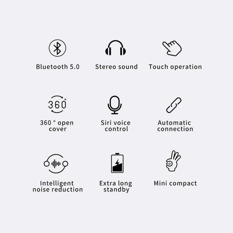 TWS беспроводная Bluetooth гарнитура M3 стерео HiFi спортивная водонепроницаемая 5 0