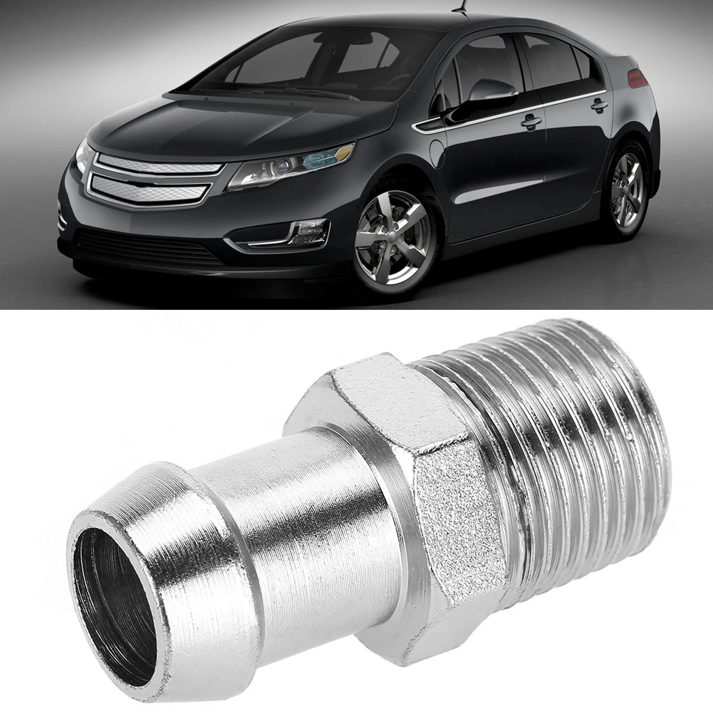 Chevy аксессуары 1/2 ''NPT 5/8'' Барб Хромированный Металлический фитинг впускной коллектор нагреватель шланг подходит для большинства двигателей для Chevy