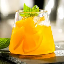 Творческий пивной бокал Fuji горный стеклянный бар Коктейльные бокалы не содержащее свинец стекло стеклянный стакан для сока воды стеклянный стакан молока кофе кружка LB12410