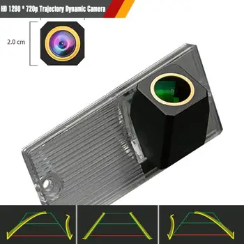 

HD 1280x720p Golden Camera Rear View Backup Camera Trajectory Dynamic for kia Sportage Carens Rondo Sorento