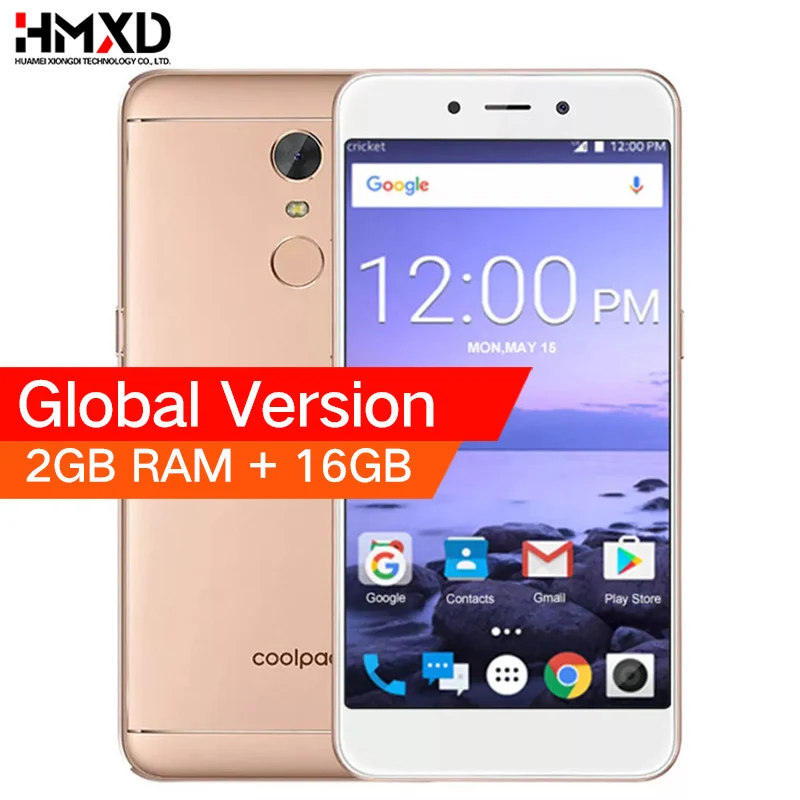 Coolpad E2 4G смартфон 2 Гб 16 5 0 дюймов Android 7.1.1 Qualcomm MSM8909 четырехъядерный сканер