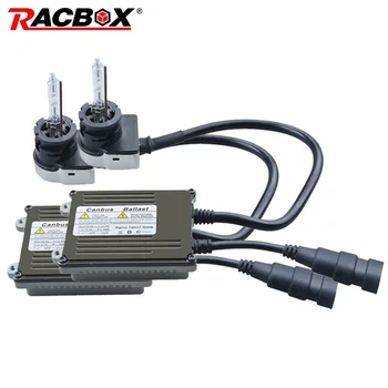 

RACBOX D2S D2R D4S D4R HID Xenon Kit CANBUS Ignition Device Slim Ballast Reactor Block DC 35W 3000K 4300K 6000K 8000K Xenon Bulb