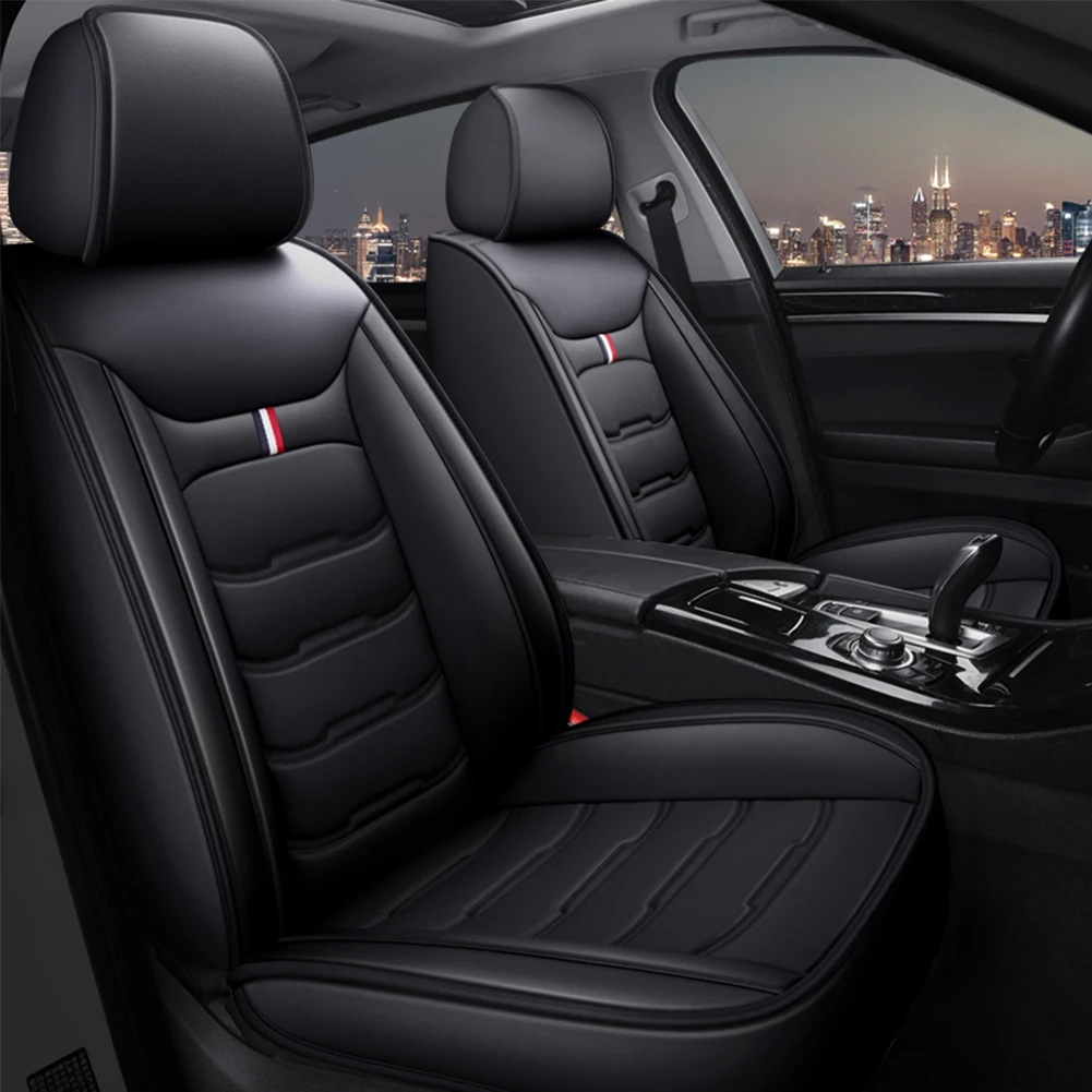 

Leather Black Car Seat Cover for Audi a3 8p 8l Sportback a4 b7 Avant b5 b8 a6 c7 Avant a5 Sportback a6 c5 100 c4 q5 Accessories
