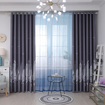 

Fashion Style Modern Blackout Curtains for Living Room Bedroom Home Decorative Window Drapes