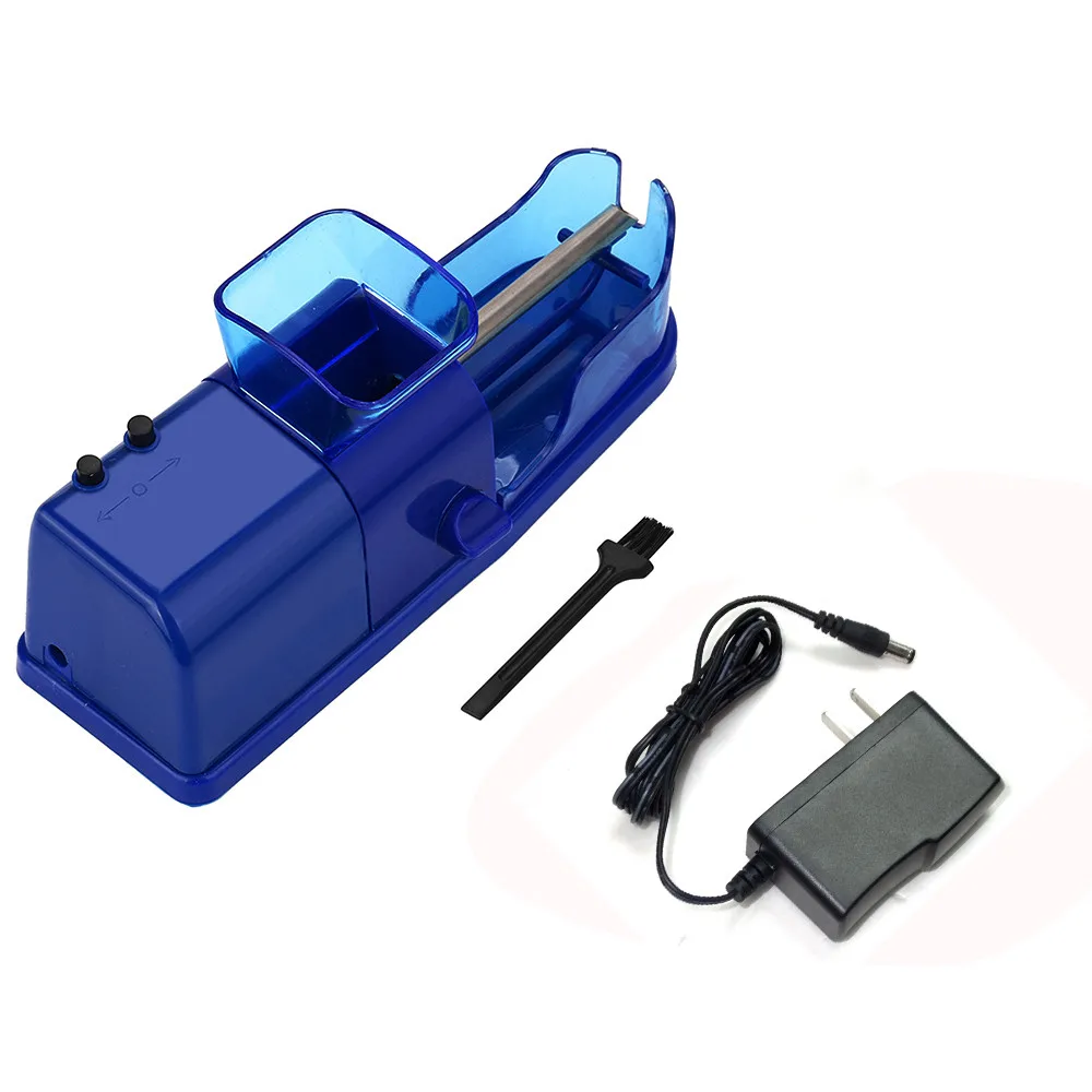1pc Electric Easy Automatic Cigarette Rolling Machine Injector with Function Credibility Adapter Tobacco Maker Roller FDH