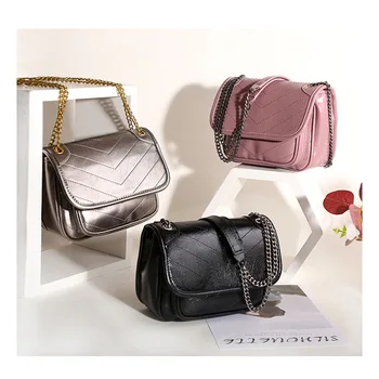 

Hobo Bag 2020 New Style One-Shoulder Cross-Body Massenger Bag Rhombus Chain Women's Bag
