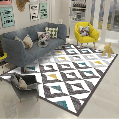 Нескользящий спальный коврик с зайцем para sala tapetes tapis vloerklee/200 см* 300 см большие ковры 3D череп печать большой ковер для гостиной - Цвет: Цвет