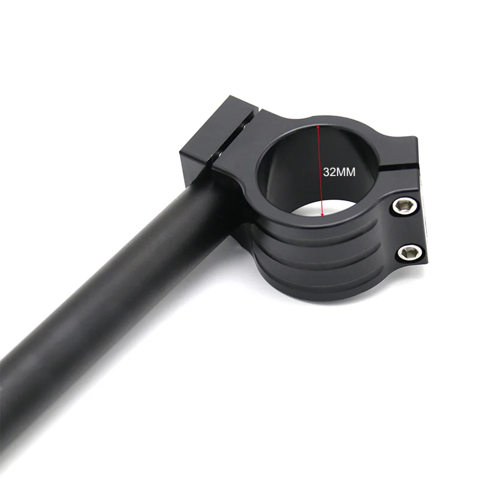 32mm Руль мотоцикла модифицированный Универсальный Руль с ЧПУ Алюминиевый сплав разделительный руль спортивный гоночный руль - Цвет: 32mm
