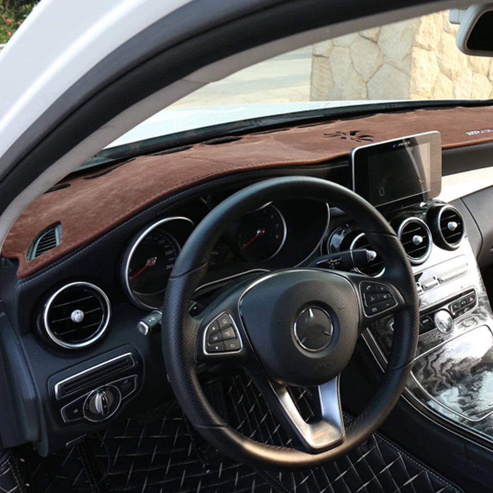 Carманго для Mercedes Benz C Class W205 GLC- Авто приборная панель крышка Солнцезащитный козырек коврик подушка чехол интерьерные аксессуары