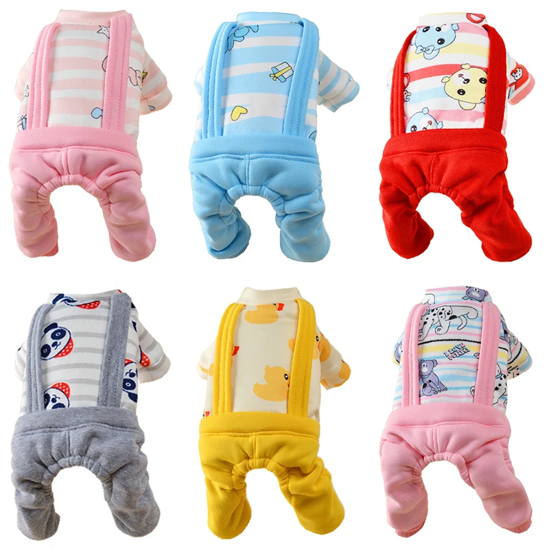 

Winter Pet Dog Clothes for Dogs Overalls Pet Jumpsuit Cartoon Dog Coat Puppy Cat Clothing for Dogs Outfit Pet Clothing Chihuahua