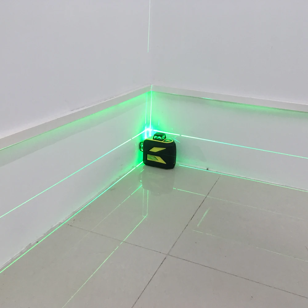 Tanie FIRECORE 2 bateria litowa 12 linii 3D F93T XR F93T XG walizka czerwony zielony laser poziom + ładowarka