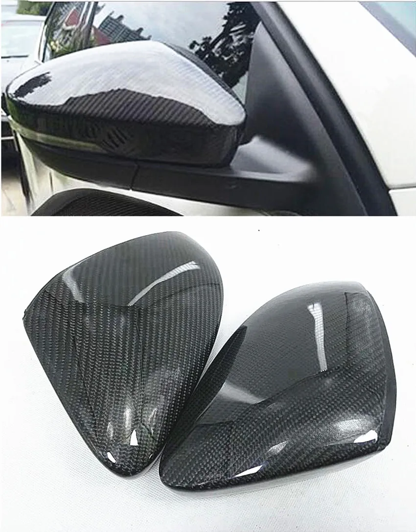 1:1 замена Настоящее зеркало из углеродного волокна крышка зеркала OEM Fitment боковое зеркало крышка для Skoda Octavia