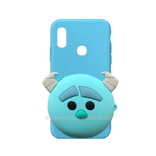 3D P Smart силиконовый чехол Минни totoro stitch Sulley чехол с единорогом кожи для huawei P Smart - Цвет: 28