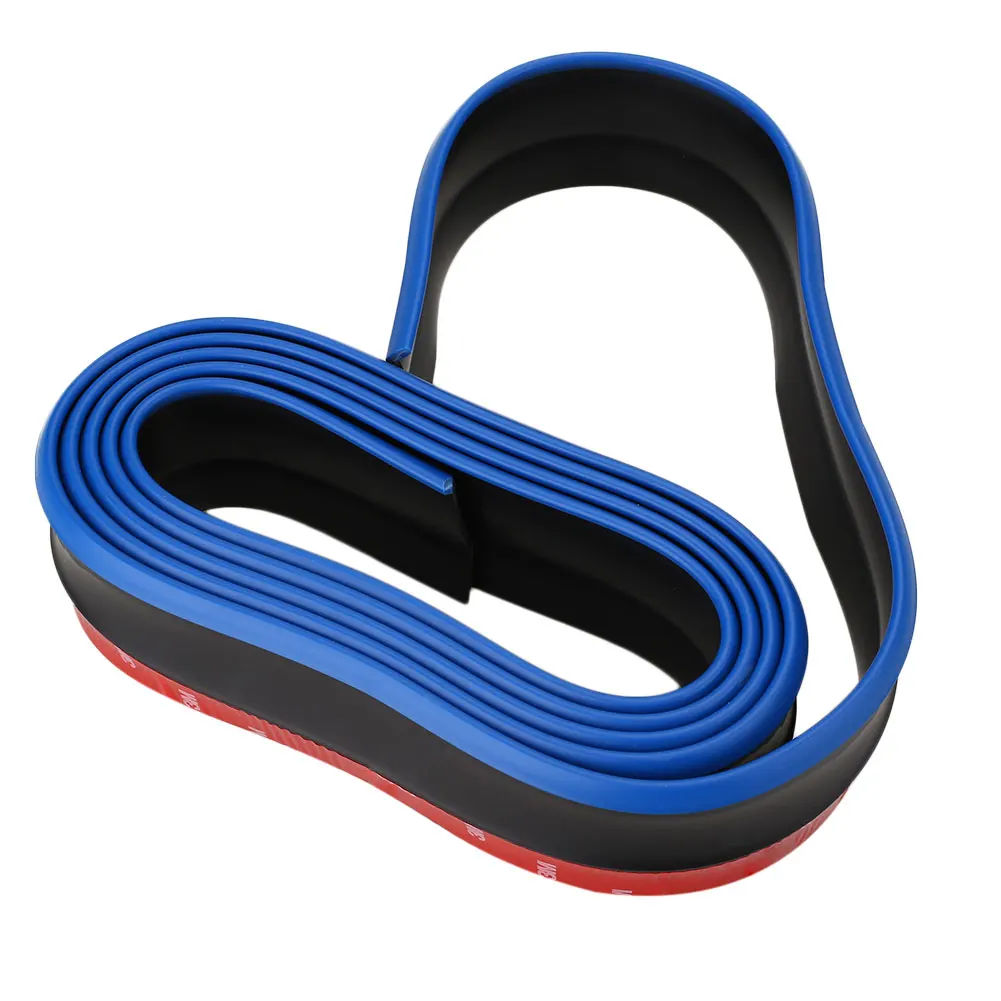 Car Vehicle Front Bumper Rubber Protector Lip Splitter Body Spoiler Universal