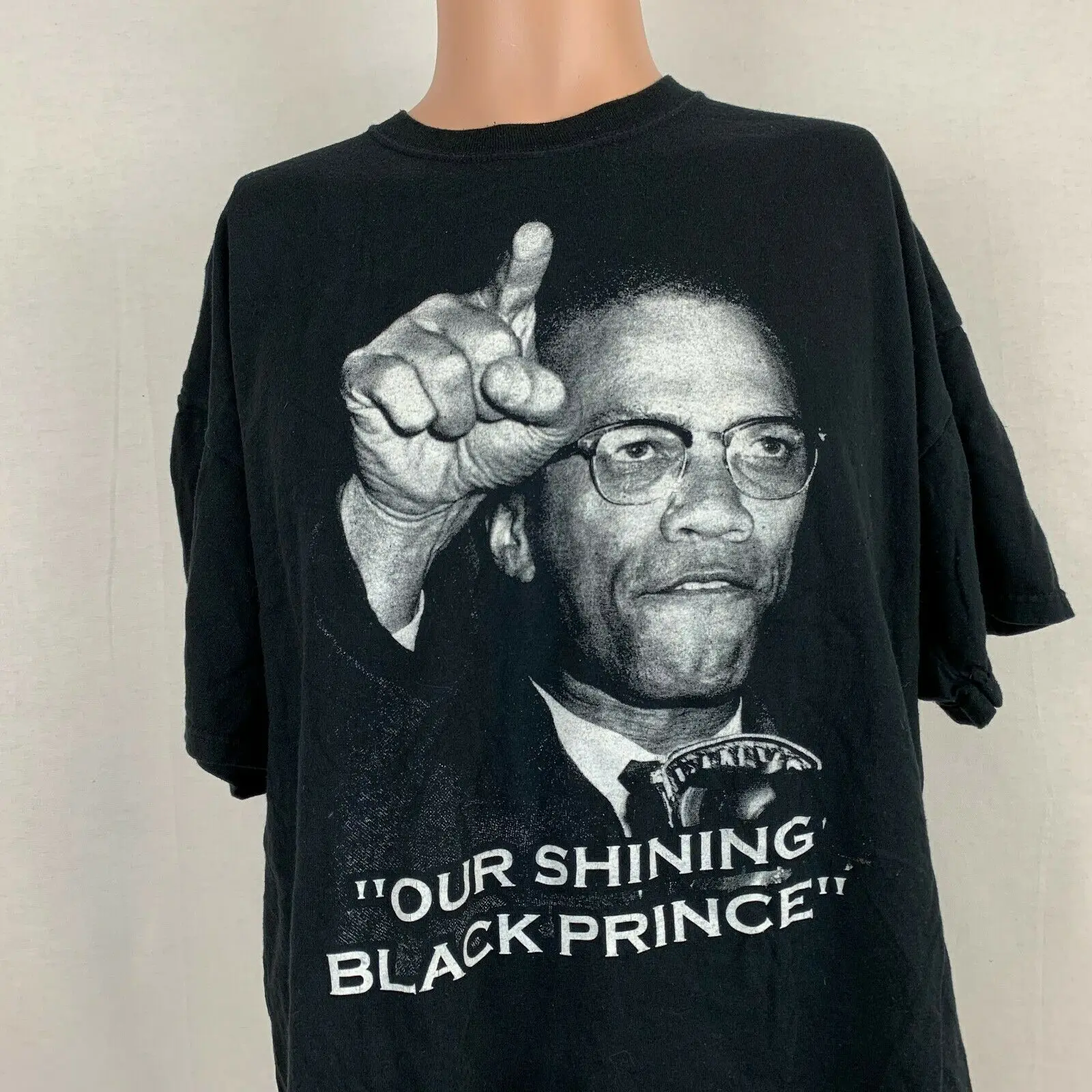 Malcom X T Shirt Kutipan Dua Sisi 