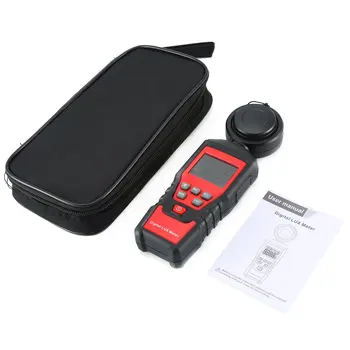 

HT620 Digital Luxmeter Light Lux Meter Luminometer Photometer 100,000 Lux Spectrometer Spectrophotometer