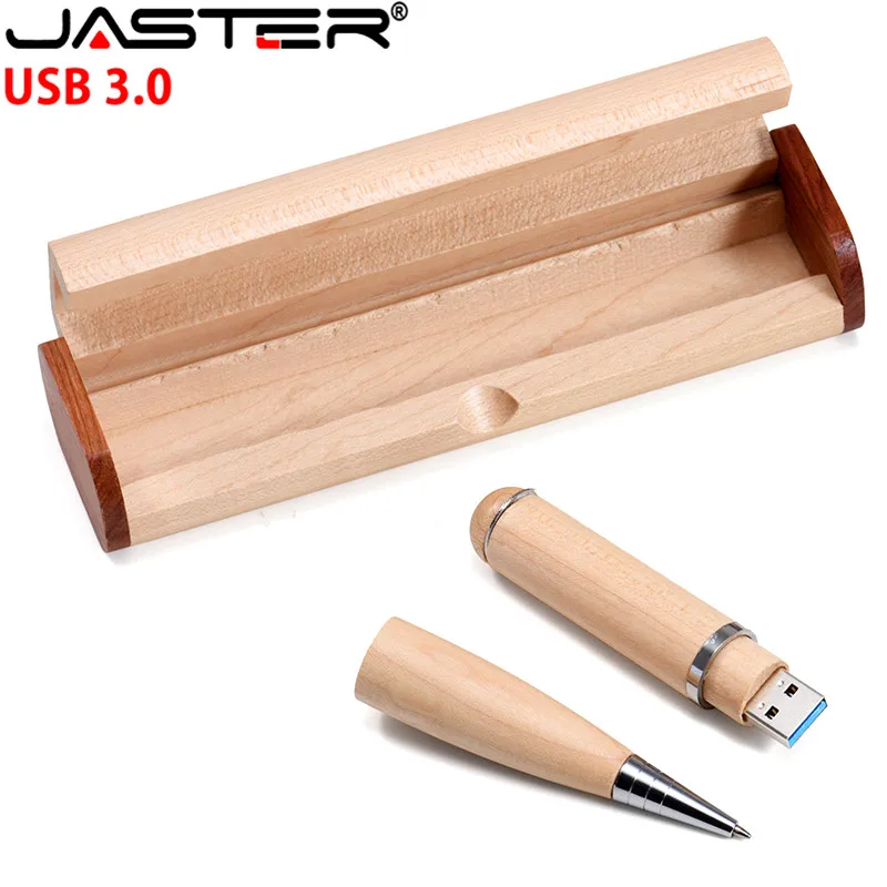 JASTER деревянная шариковая ручка персональный подарок деревянный стаканчик для карандашей USB флэш-накопитель U диск 4 ГБ 16 ГБ 32 ГБ 64 национальный стандарт fash