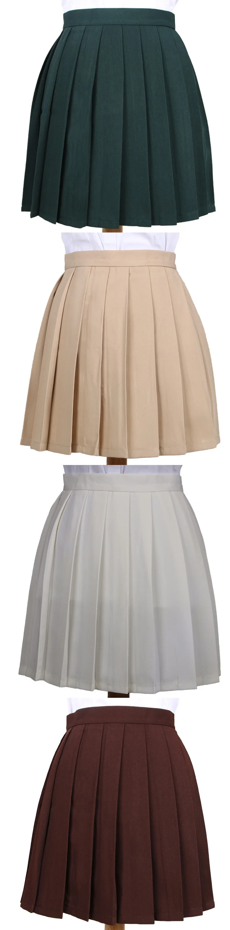 Школьные платья японская Корейская версия студентов Косплей Аниме плиссированная юбка Jk Униформа матросский костюм короткие юбки школьницы