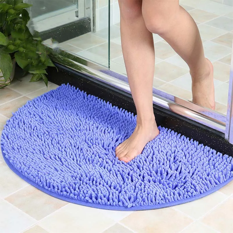 

Doormat Floor Mat Anti-Slip Water Absorption Carpet Kitchen Mat Door Mat Round Carpet Toilet Rug Hallway Porch Doormat 50*80cm