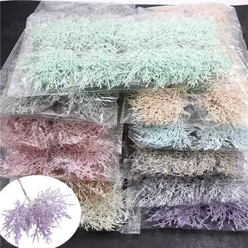 

100pcs Multicolor christmas tree decorative flowers wreaths wedding vase for home decor diy gifts box artificial plants wholesal