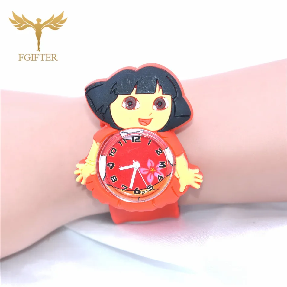 Girl Watch Новые детские наручные часы принцессы Эльзы для девочек, розовые силиконовые часы для детей, Студенческие Кварцевые часы, Reloj Infantil - Цвет: Girl Watch