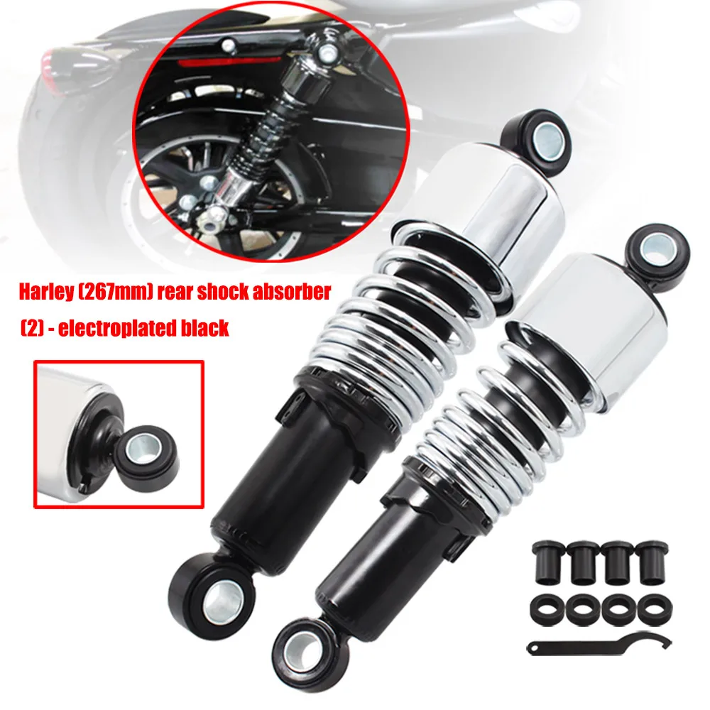 Мото гидравлический амортизатор 267 мм Подвески Аксессуары для Harley Touring Glide Road King XL Honda Yamaha скутер